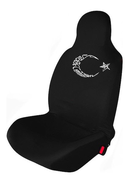 Fiat Punto Oto Koltuk Koruyucu Kılıf Araba Araç Servis Kılıfı Siyah Bayrak Baskılı Ön Arka Set