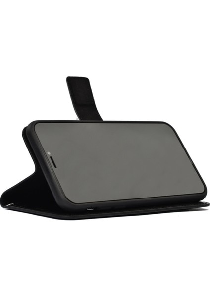 Caseworld Xiaomi Redmi 9t Deri Deluxe Kapaklı Cüzdanlı Kılıf - Kırmızı
