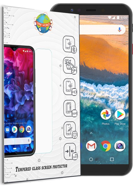 General Mobile GM9 Pro Temperli Ekran Koruyucu Cam Şeffaf fiyatları