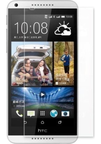 HTC 820 Temperli Ekran Koruyucu Cam Şeffaf