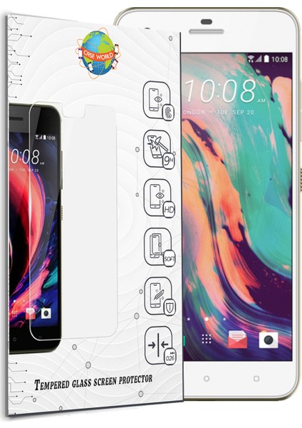 HTC Desire 10 Pro Temperli Ekran Koruyucu Cam Şeffaf fiyatları