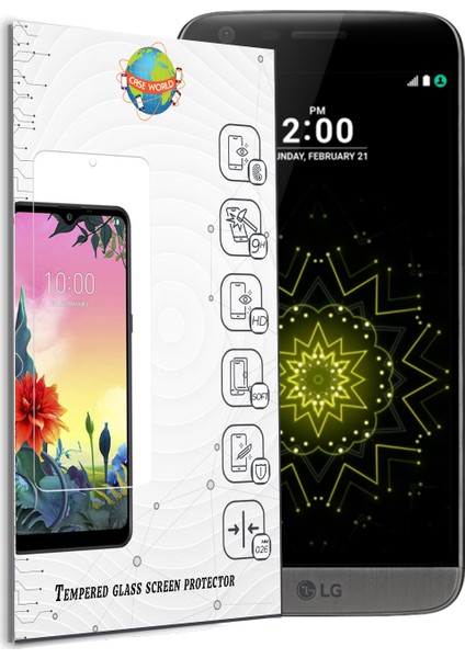 LG G5 Temperli Ekran Koruyucu Cam Şeffaf fiyatları