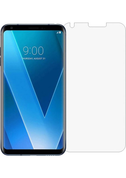 LG V30 Temperli Ekran Koruyucu Cam Şeffaf