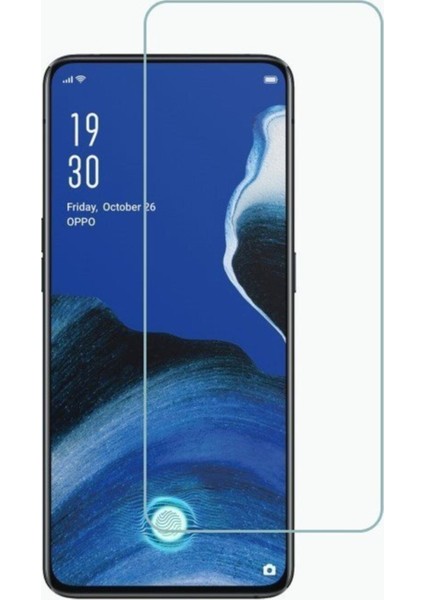 Oppo Reno 2Z Temperli Ekran Koruyucu Cam Şeffaf