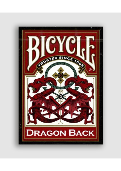 Bicycle Dragon Back Kırmızı Oyun Kartı