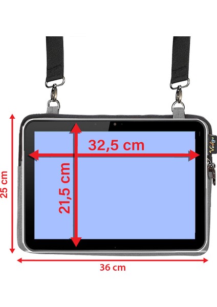 Turkuaz 13,3 " Laptop Çanta