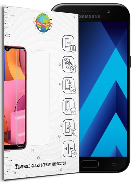 Samsung A5 2017 Temperli Ekran Koruyucu Cam Şeffaf fiyatları
