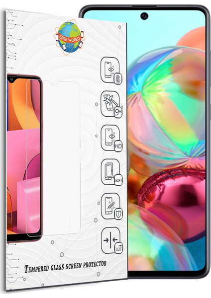 Samsung A71 Temperli Ekran Koruyucu Cam Şeffaf fiyatları