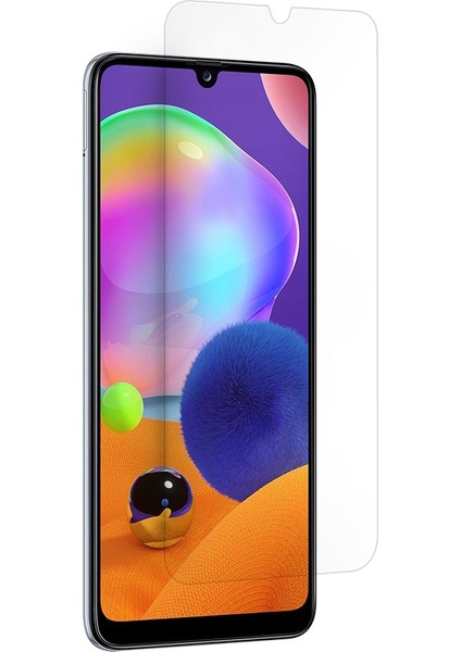 Samsung A31 Temperli Ekran Koruyucu Cam Şeffaf