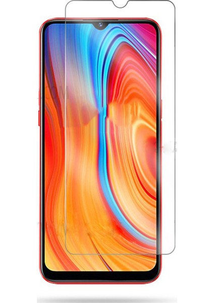 Realme C3 Temperli Ekran Koruyucu Cam Şeffaf