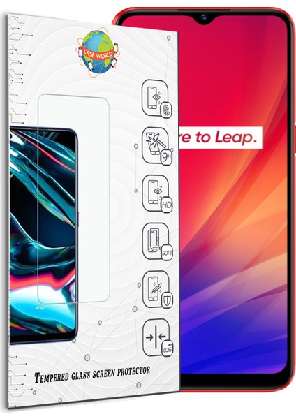 Realme C3 Temperli Ekran Koruyucu Cam Şeffaf fiyatları