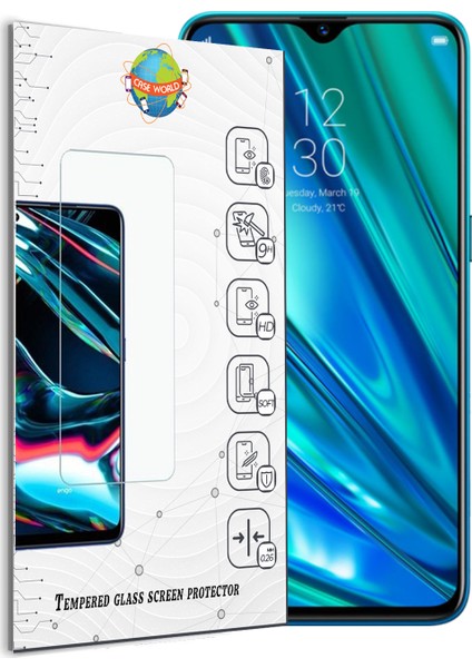 Realme 5 Pro Temperli Ekran Koruyucu Cam Şeffaf fiyatları
