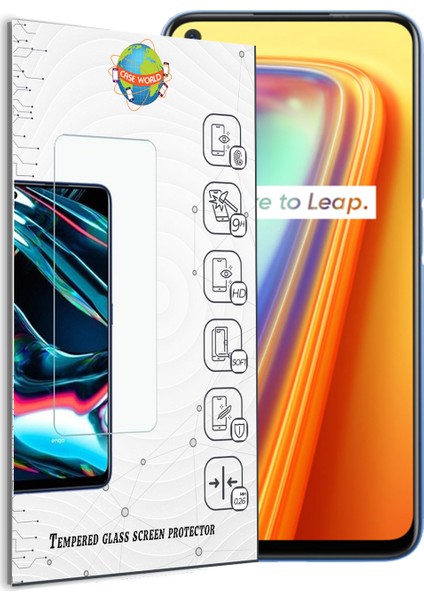 Realme 7 Temperli Ekran Koruyucu Cam Şeffaf fiyatları