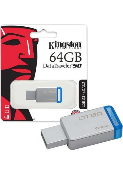 64GB Usb3.1 Bellek Metal Mavi DT50/64GB fiyatları