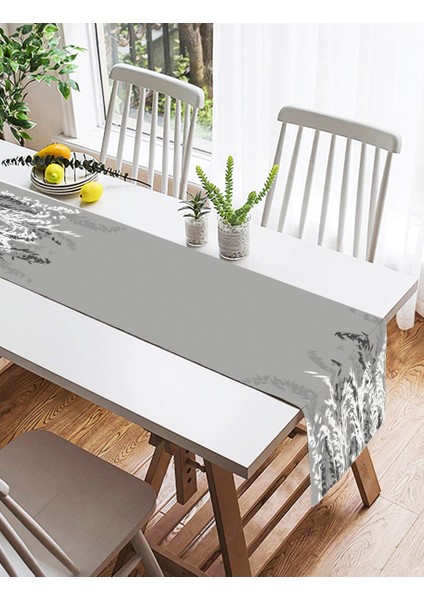 Gri Zeminde Fuşya ve Beyaz Çiçek Tasarımlı Süet Runner fiyatları