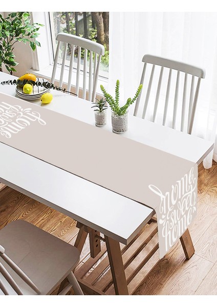 Home Sweet Home Dijital Baskılı Süet Runner fiyatları