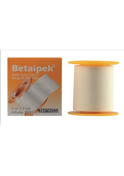Betaipek B2505 Tıbbi Ipek Flaster 5m x 5cm