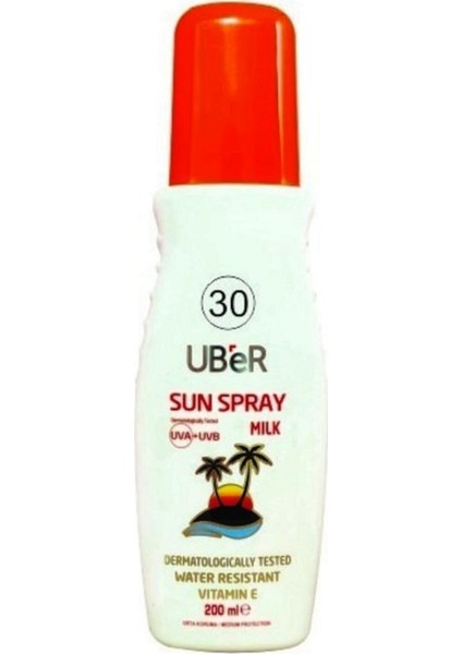 Güneş Sütü Sprey 30 Faktör 200 ml