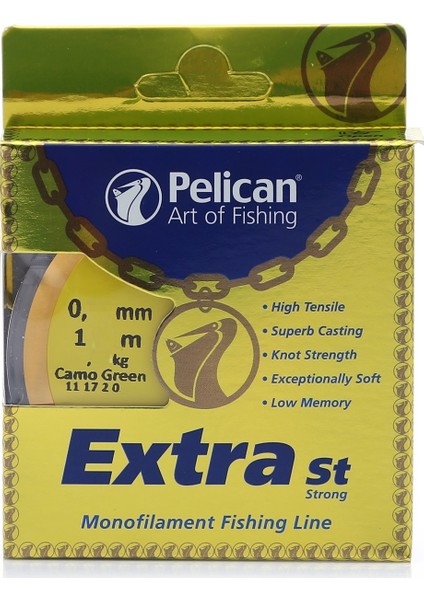 033 mm Extra St 175 M Makara Misina Yeşil