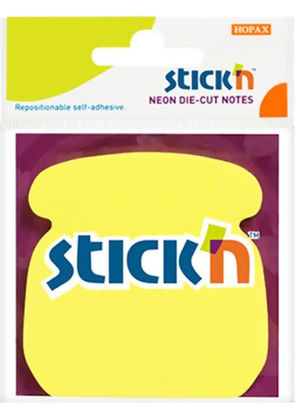 Stickn Telefon Neon Sarı Not Kağıdı 50 Yaprak 76 x 70 mm