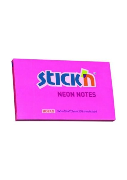 Stickn 100 Yaprak Not Kağıdı 76 x 127 mm