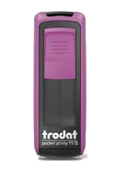 9512 Pembe Gövde Standart Firma Kaşesi 47 x 18 mm
