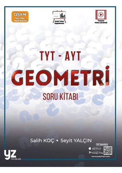 Yz Yayıncılık TYT-AYT Geometri Soru Kitabı - Salih Koç - Seyit Yalçın