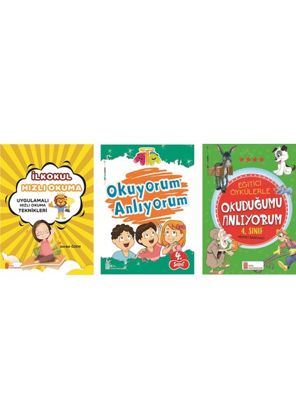4. Sınıf Hızlı Okuma Seti - 3 Kitap