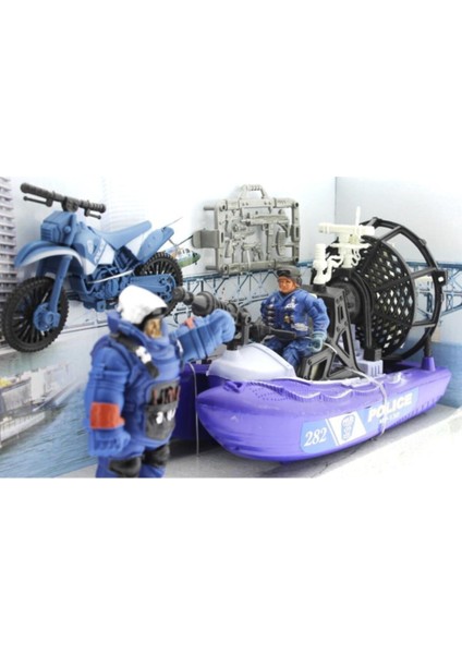 Hovercraft ve Motorlu Polis Timi Oyun Seti