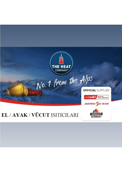 The Heat Company 40 Saat 3 Adet  Theheatcompany Ultrawarmer  Nakliye ve Operasyon Isıtıcı