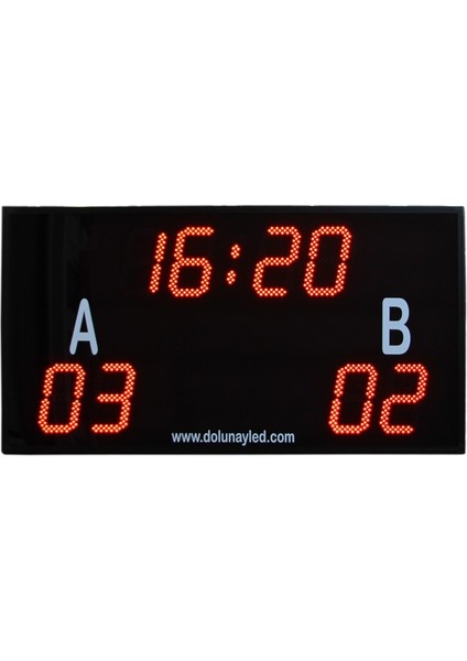 Dolunay Led Futbol Skorbordu 80 cm X 150 cm