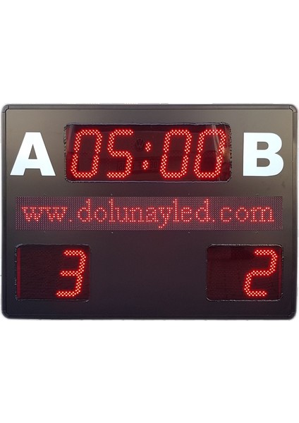 Dolunay Led Futbol Skorbordu 100 cm X 140 cm