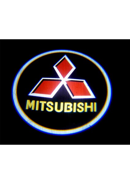 Mıtsubıshı Araçlar Için Pilli Yapıştırmalı Kapı Altı LED Logo modelleri