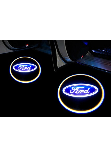 Ford Pilli Yapıştırmalı Kapı Altı LED Hayalet Logo fırsatları