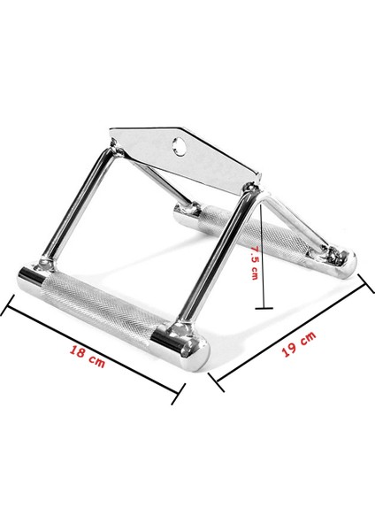 Xtreme Fitness Rowing Bar Mideye Çekiş Aparatı Geniş Tutuş