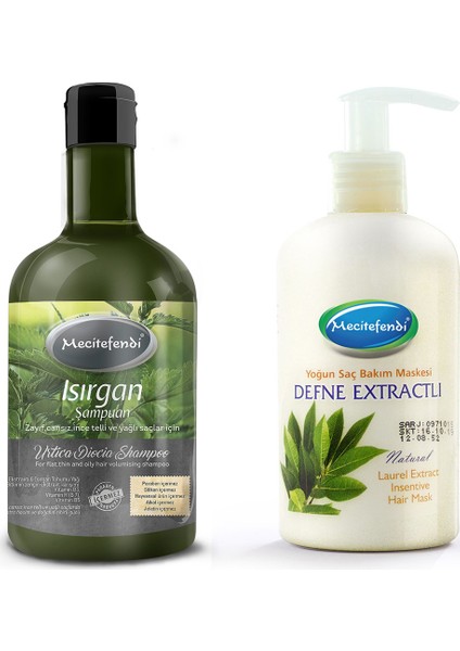 Isırgan Şampuanı + Defne Saç Maskesi Set