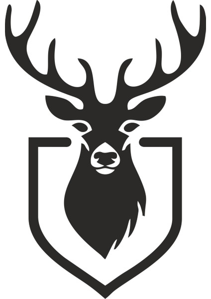 Geyik Logo Folyo Sticker 90 cm Uzunluk