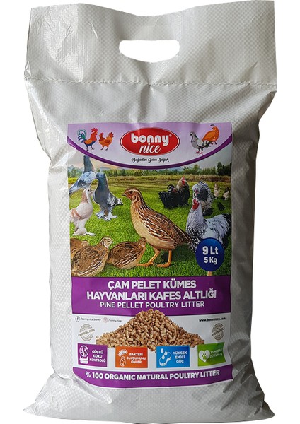 Bıldırcın Güvercin Keklik Süs Tavukları Kafes Altlığı 5 kg 10 L x 4 Paket fiyatları