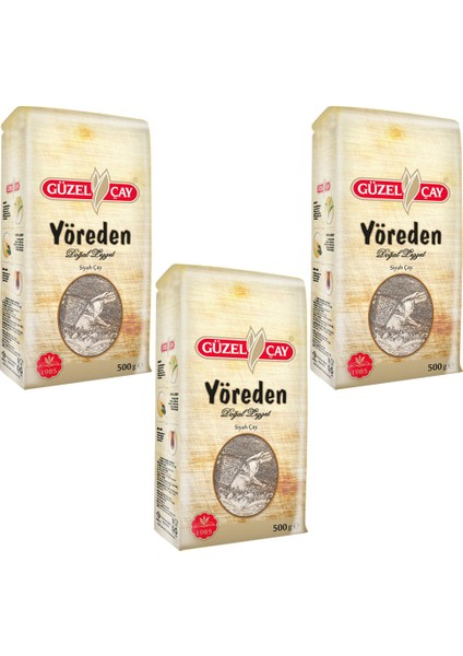 Yöreden Siyah Çay 500g Fırsat (x3 adet)