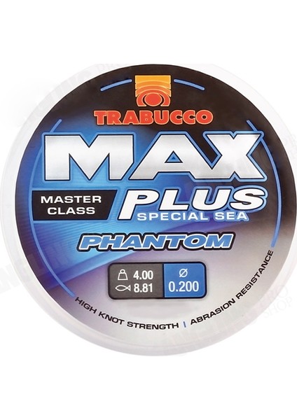 Max Plus Phantom 300M Monoflament Misina