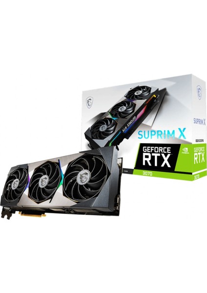 VGA Suprim X RTX 3070 OC 8GB 256Bit GDDR6 PCI-Express 4.0 Ekran Kartı