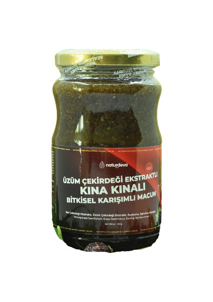 Üzüm Çekirdeği Kınalı Bitkisel Karışımlı Macun 450 gr