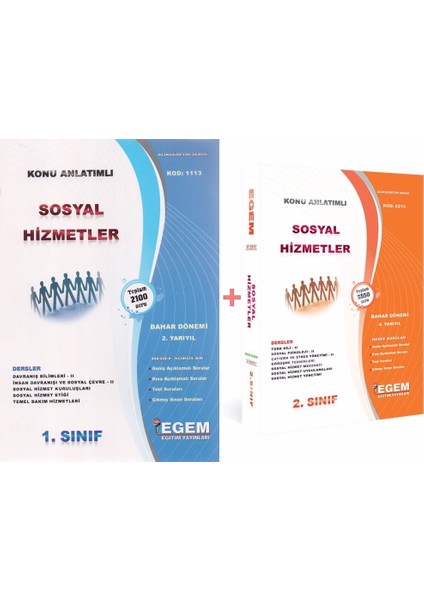 Sosyal Hizmetler 1 ve 2. Sınıf 2 ve 4. Yarıyıl Konu Anlatımlı Çözümlü Soru Bankası Bahar
