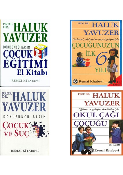 Çocuk Eğitim Seti 4 Kitap - Haluk Yavuzer