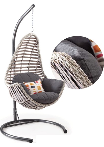 Capri Swing Milas Tekli Rattan Bahçe Balkon Salıncağı fiyatları