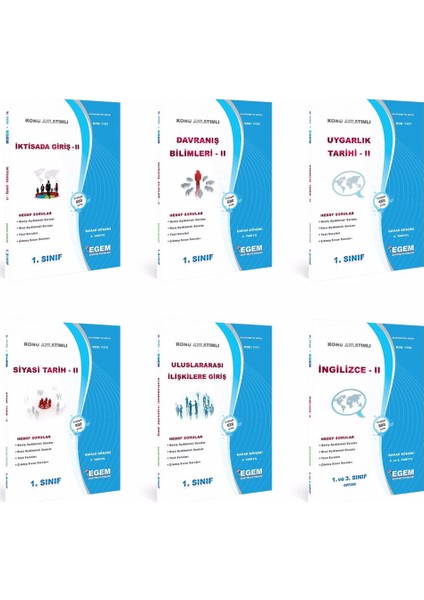 AÖF Uluslararası İlişkiler 1. Sınıf 2. Dönem Tüm Dersler Set Bahar