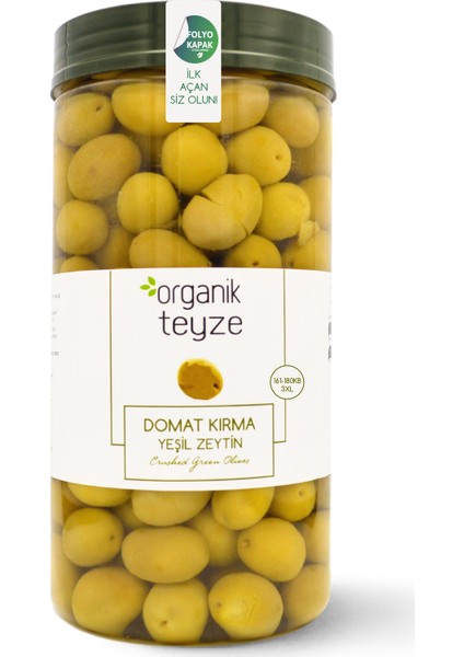Domat Kırma Yeşil Zeytin (161-180, 3XL) 1 kg