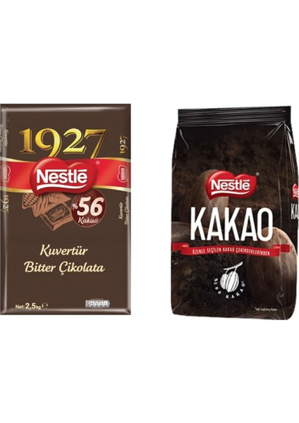 1927 Bitter Kuvertür 2,5 kg + Nestle Kakao 1 kg