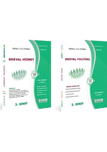AÖF Sosyal Hizmet 3. Sınıf 5. Dönem (Güz)