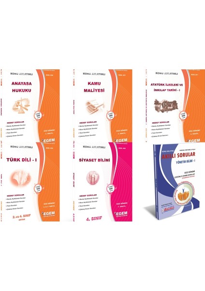 AÖF Siyaset Bilimi ve Kamu Yönetimi 2. Sınıf 3. Dönem Modüller Set (Güz)